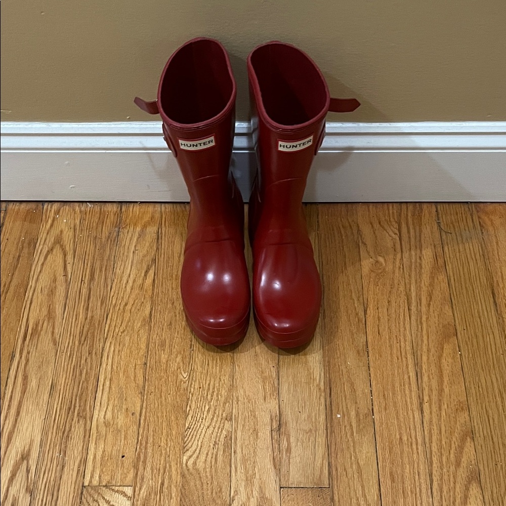 Hunter Classic Red Waterproof Boots